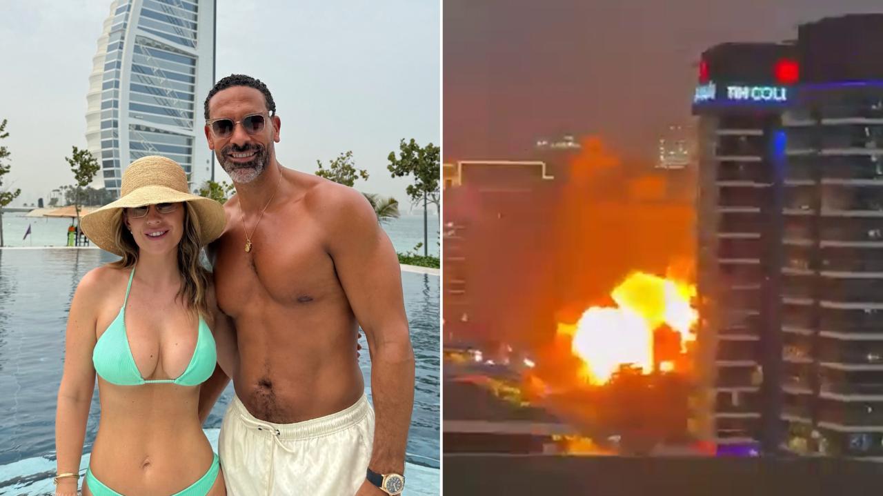 Rio and Kate Ferdinand 'scared' after being stuck in Dubai during missile blitz