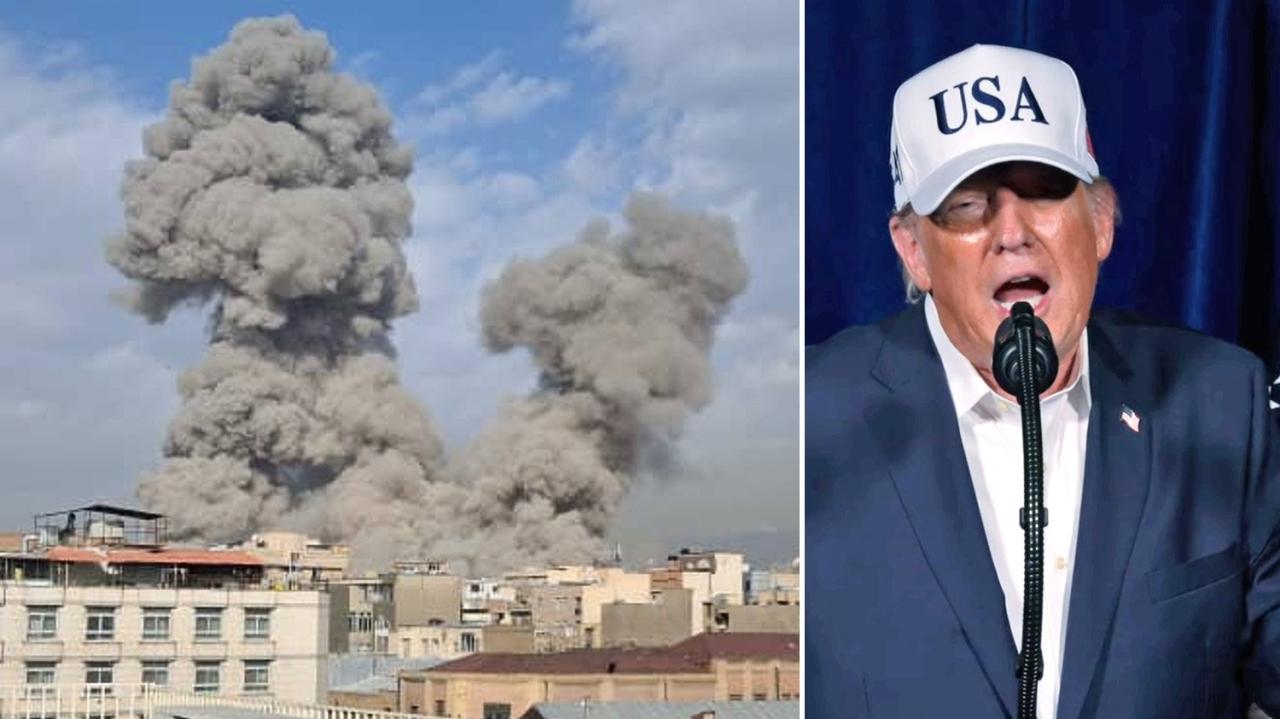 Trump says US striking Iran hard but signals larger phase of attacks to come